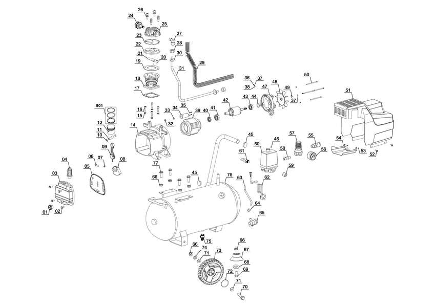 Vazdušni kompresor 1.500W TC-AC 190/24/8 Einhell - Slika 11