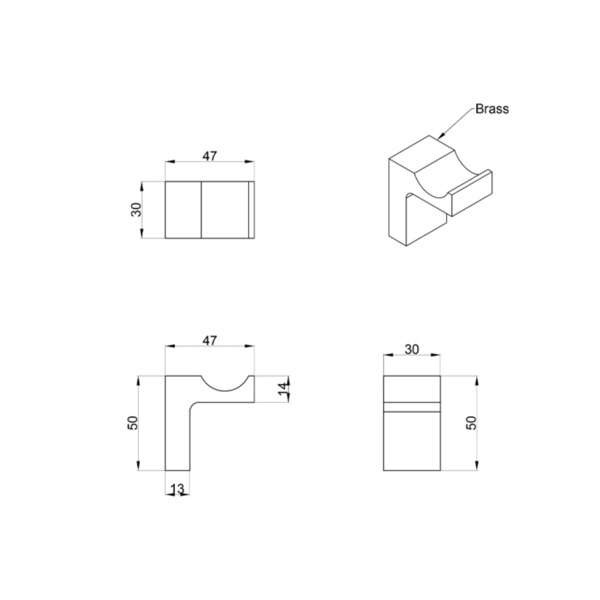 Vešalica ELEGANCE LINNI - Slika 2