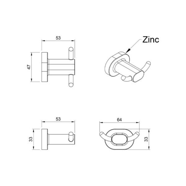 Vešalica ENJOY LINNI - Slika 2