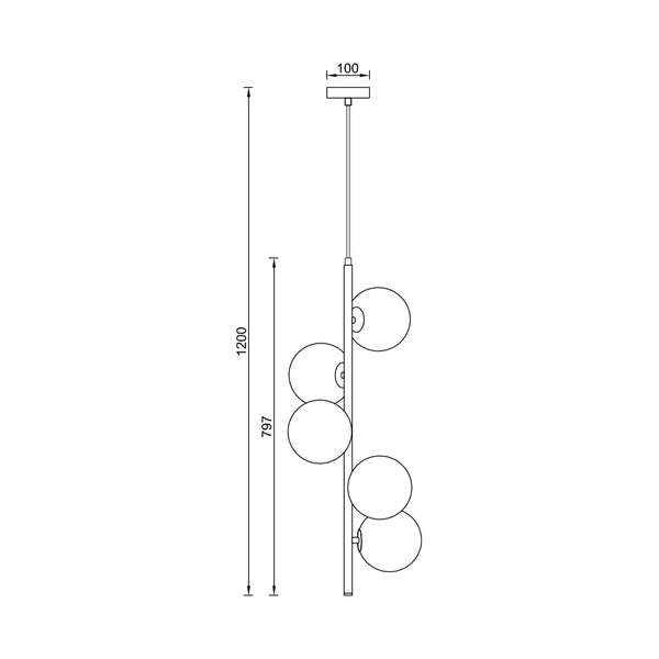 Visilica 1H-5xG9-CLR - Slika 3