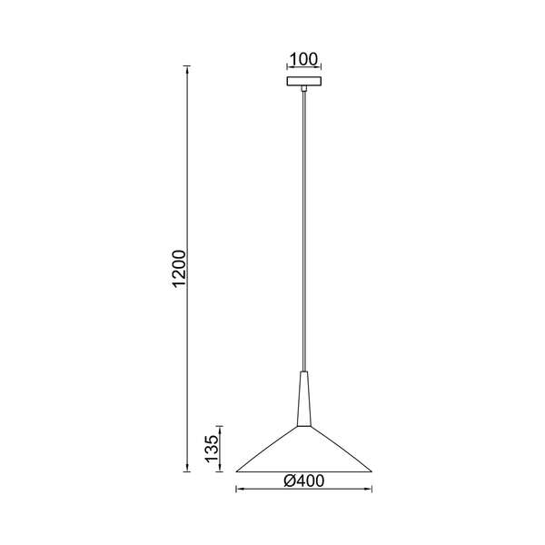 Visilica plava 1H-1xE27 - Slika 3