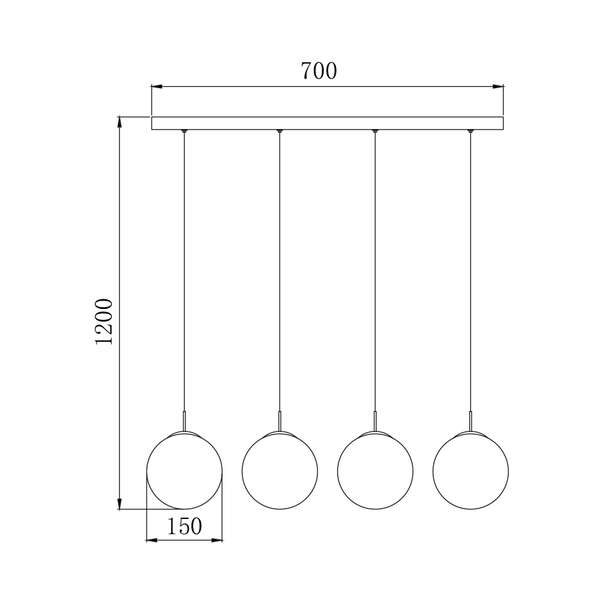 Visilica zlatna 4H-4xG9 - Slika 3