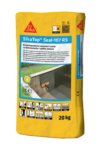 Vodonepropusni hidroizolacioni malteri SikaTop Seal107 KB 20kg SIKA - Slika 1
