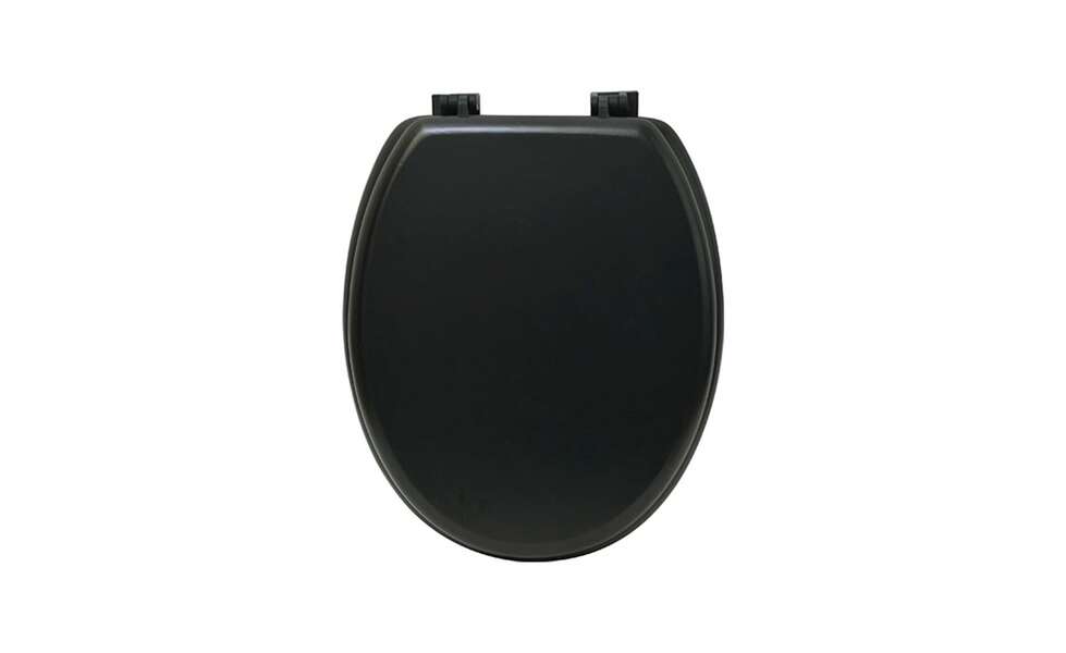 WC daska ABS anti bakterijska – 44,5×38 crna - Slika 1