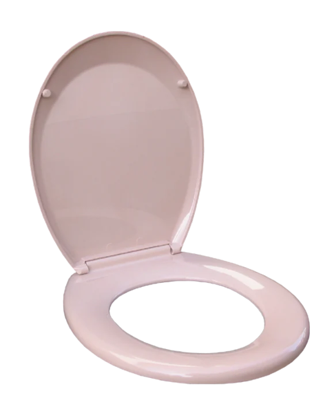 WC daska ABS anti bakterijska – 44,5×38 roze - Slika 1