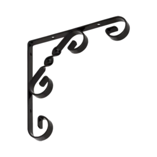 WO 150 C Kovani nosač polica 150x150 mm crn - Slika 1