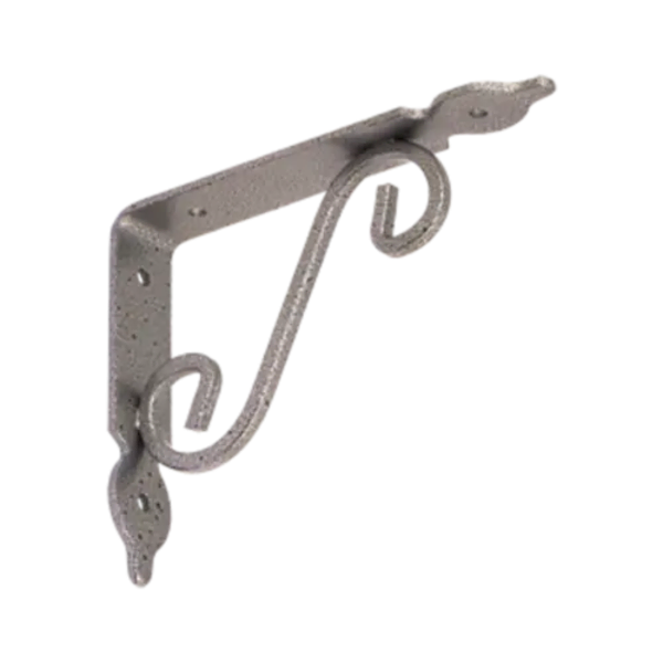 WOZ 140 HS ornamentalni nosač police 140mm/110mm kovani srebrni - Slika 1