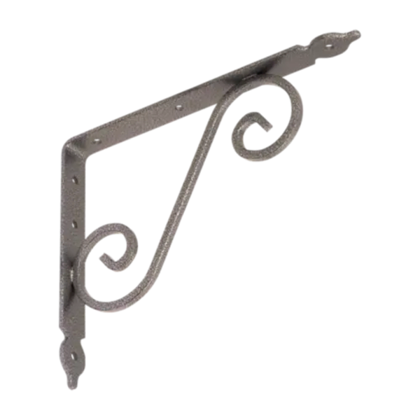 WOZ 240 HS ornamentalni nosač police 240*190 mm kovani srebrni - Slika 1