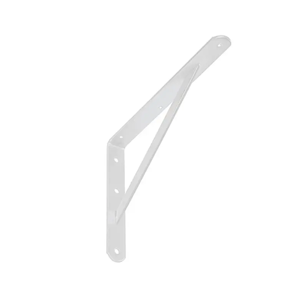 WSWP 200/20 Ojačani nosač polica 200x125x20x3,0 beli - Slika 1