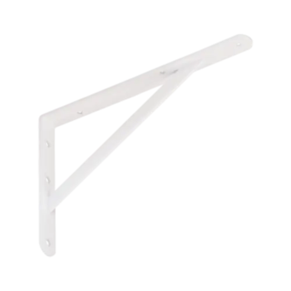 WSWP 300 Ojačani nosač polica 300x300 mm beli - Slika 1