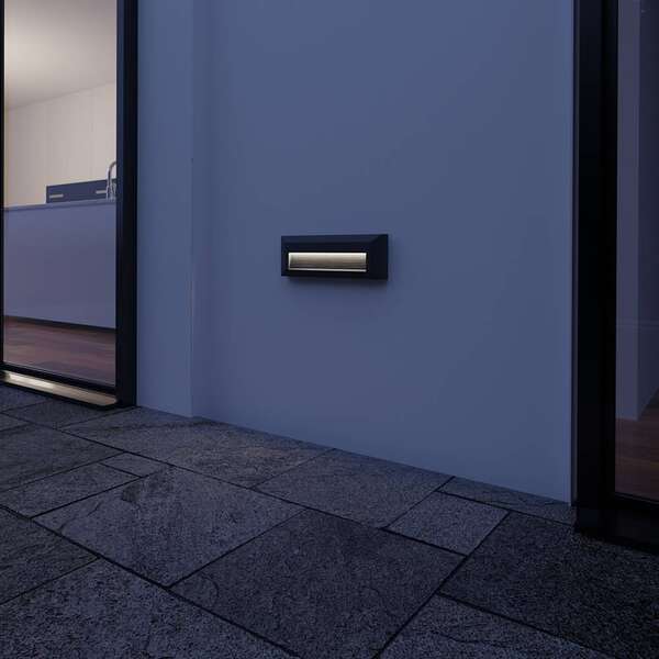 Zidna baštenska svetiljka bela 3W 3000K IP65 - Slika 8