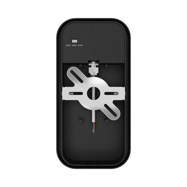 Zidna baštenska svetiljka crna 15W 6500K IP65 - Slika 4