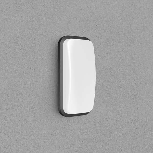 Zidna baštenska svetiljka crna 15W 6500K IP65 - Slika 2