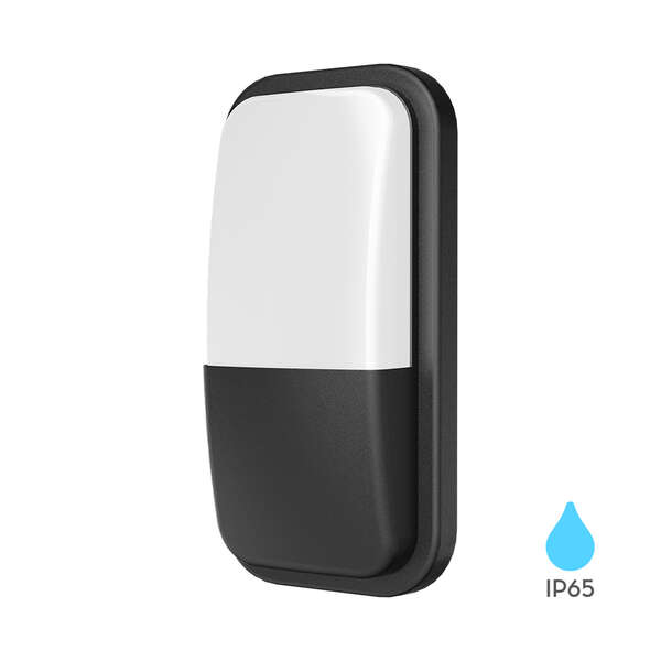 Zidna baštenska svetiljka crna 15W 6500K IP65 - Slika 7