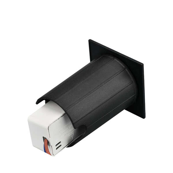 Zidna baštenska svetiljka kvadratna crna 2W 3000K IP65 - Slika 4