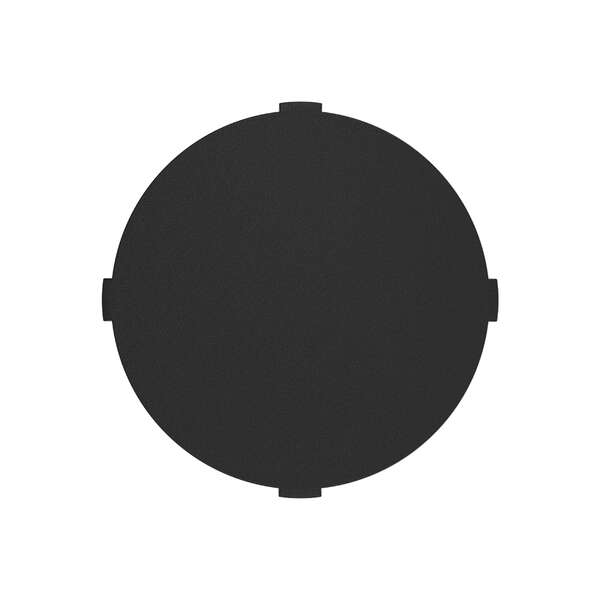 Zidna baštenska svetiljka okrugla crna 15W 3000K IP65 - Slika 3