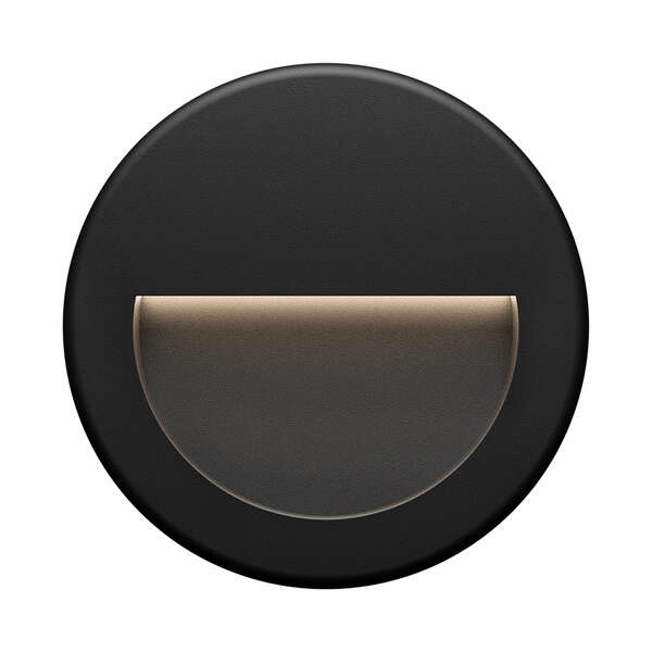 Zidna baštenska svetiljka okrugla crna 3W 3000K IP65 - Slika 3