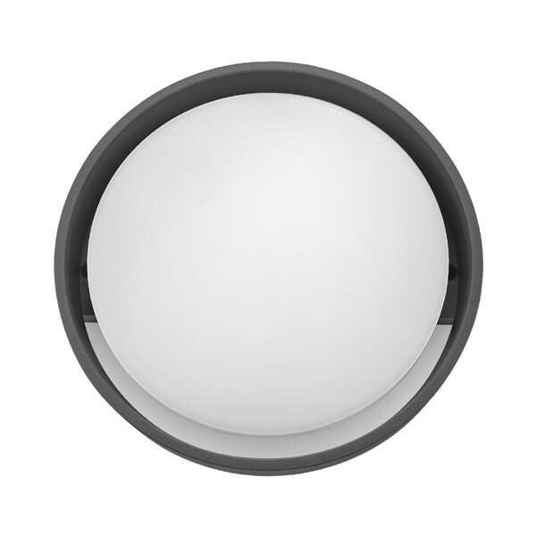 Zidna baštenska svetiljka okrugla siva 12W 6500K IP65 - Slika 3