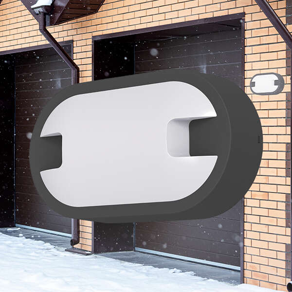 Zidna baštenska svetiljka siva 15W 3000K IP65 - Slika 2