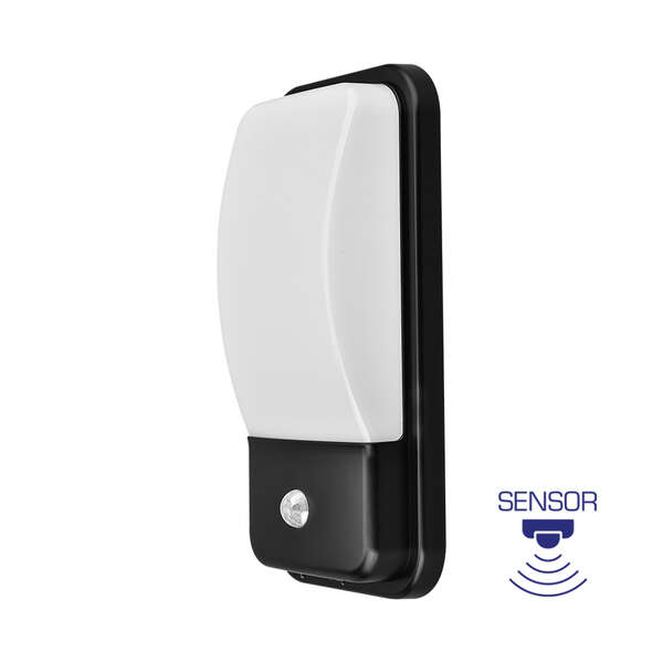 Zidna baštenska svetiljka siva sa senzorom 20W 3000K SNS IP65 - Slika 1