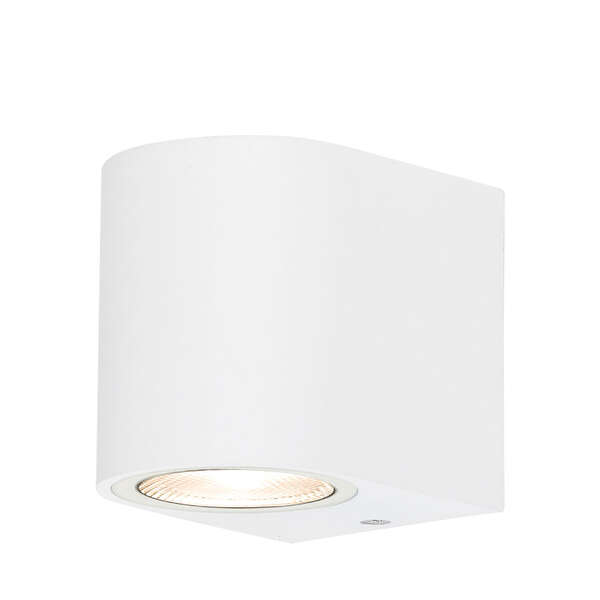 Zidna rozetna bela 1xGU10 IP44 - Slika 1