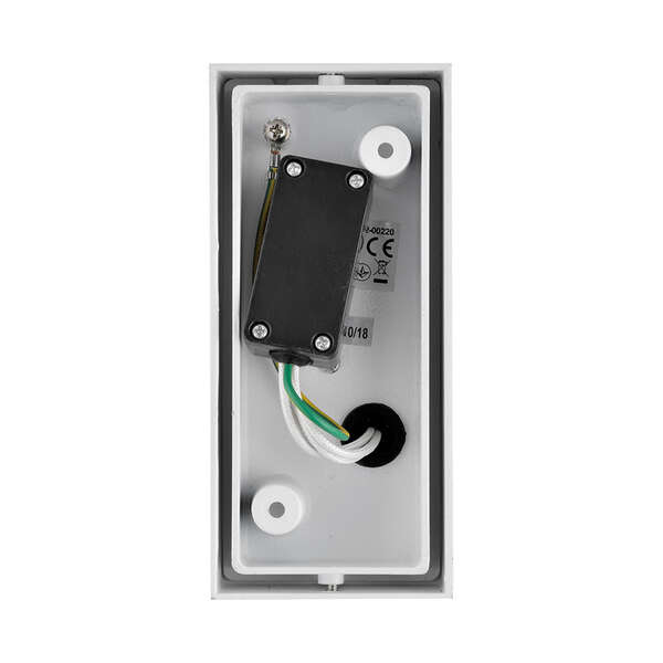 Zidna rozetna bela 2xGU10-IP44 - Slika 4