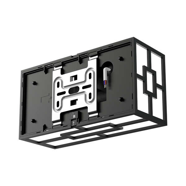 Zidna rozetna pravougaona crna 10W 3U1 IP44 - Slika 9