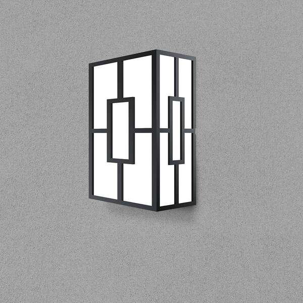 Zidna rozetna pravougaona crna 20W-3U1-IP44 - Slika 5