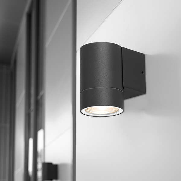 Zidna rozetna siva 1xGU10 IP44 - Slika 2