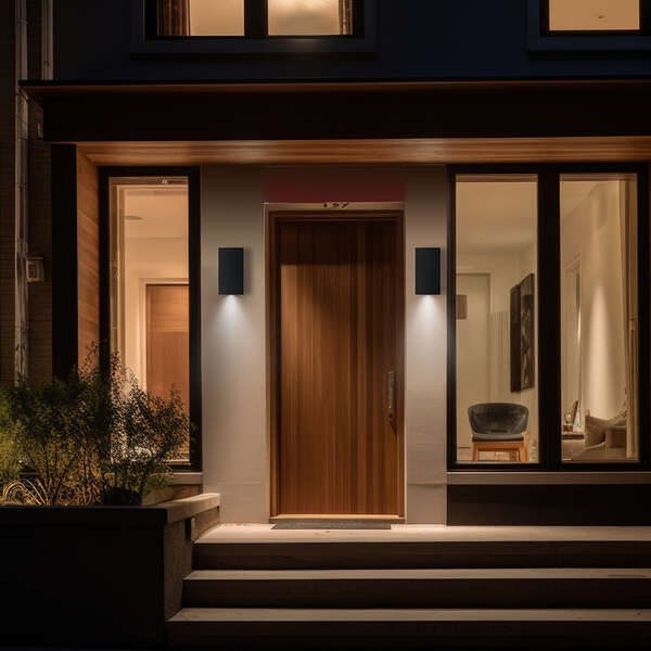 Zidna rozetna siva 2xGU10 IP44 - Slika 2