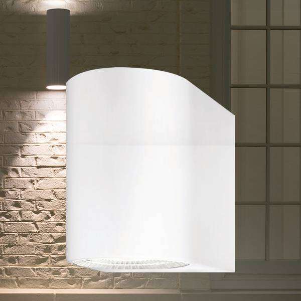 Zidna svetiljka bela 5W 3000K IP44 - Slika 2