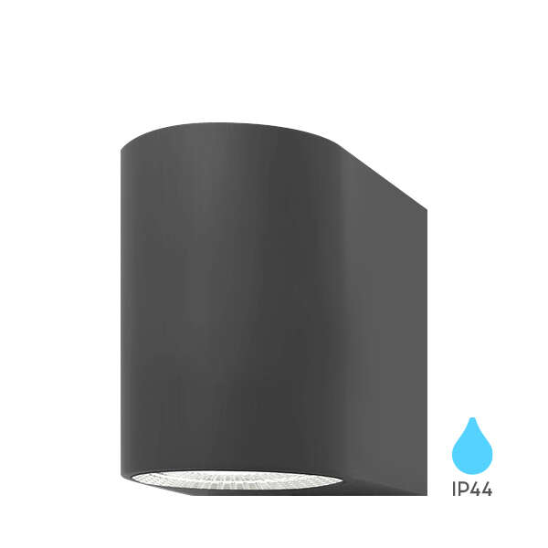 Zidna svetiljka siva 5W 3000K IP44 - Slika 5