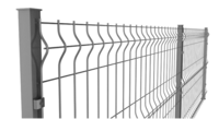 3D PVC Panelna ograda 2m antracit 4mm H=1.23m