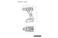 Aku bušilica/zavrtač 18V 50Nm 2x2Ah Set BS 18 L Metabo - Slika 5