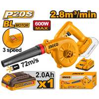 Aku duvač 2.8m/min 1x2Ah super INGCO - Slika 1