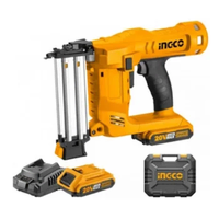 Aku pištolj za eksere 20V 2x2,0 Ah Ingco - Slika 4