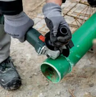 Aku ugaona brusilica 18V 2x4Ah 125mm W 18 L 9-125 Metabo - Slika 4