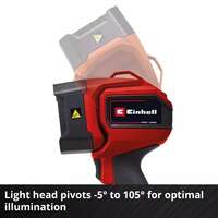 Aku led lampa TC-CL 18/350 Li Solo Einhell - Slika 4