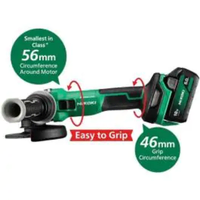 Aku ugaona brusilica 125mm 18V bez četkica G1813DE Hikoki - Slika 11