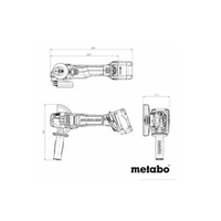 Aku ugaona brusilica WVB 18 LT BL 11-125 QUICK Solo Metabo - Slika 7