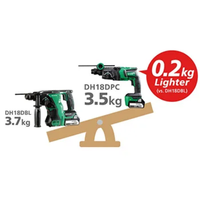Aku kombi čekić 18V SDS-Plus Solo DH18DPC Hikoki - Slika 7