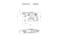 Aku pneumatski čekić SDS-Plus 2,2J KHA 18 LTX Metabo - Slika 10