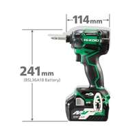 Akumulatorski udarni zavrtač 36V 215Nm 1/4" - Slika 4