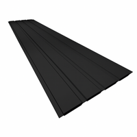 Alu. lamperija 0.65m2 tabla crna