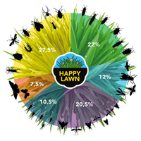 Smeša semena trave i cveća 0,5kg Happy Lawn Barenbrug - Slika 2