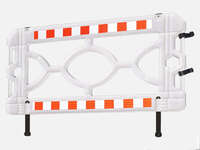 Barijera 150 cm bela