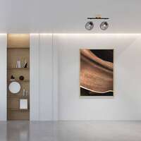 Dekorativna plafonska svetiljka drvo 2H-2xE14 - Slika 4