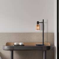 Dekorativna stona svetiljka siva 1H-1xE14 - Slika 5