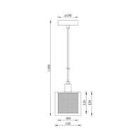 Dekorativna visilica 1H-1xE14 - Slika 3