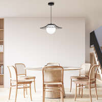 Dekorativna visilica crna 1H-1xE27 - Slika 4